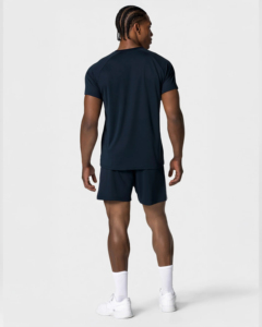 T-shirt pour homme 100% coton, col rond, manches courtes, coupe classique, design uni, style streetwear, anti-boulochage, respirant - Product Image 6