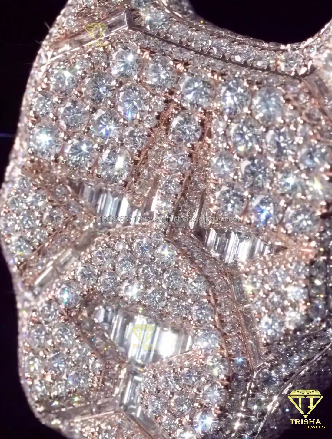 bling hip hop mossinate rings