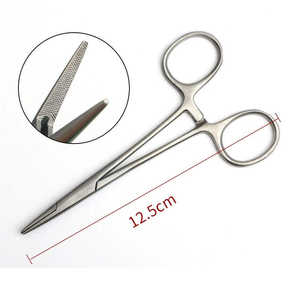 Tijeras de Pesca Multifunción Manuales de Acero Inoxidable Hosanna Surgical HS-0326-37, Tijeras Finas para Flechas, Pinzas para Atado de Moscas - Product Image 2