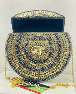 Luxury Quality Metallic Handmade <b>Clutch</b> <b>Bag</b> for Women Evening Wedding <b>Small</b> <b>Clutch</b> Purse Crochet Pouch Beach <b>Bag</b> By FWE - Product Image 1