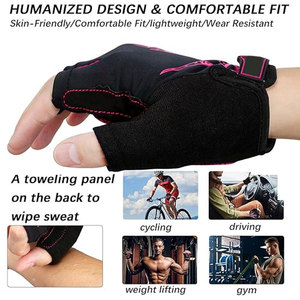 High Quality Unisex Half-Finger Cycling Gloves Lightweight Breathable Touchscreen Compatible Non-Slip for Outdoor Sports Gym Use - Product Image 3