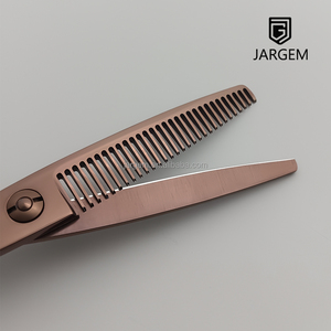 Ciseaux à cheveux en or rose limités, acier japonais VG10, 6 pouces, 30 dents, <span class=keywords><strong>kit</strong></span> professionnel pour coiffeur et salon de <span class=keywords><strong>coiffure</strong></span> - Product Image 2