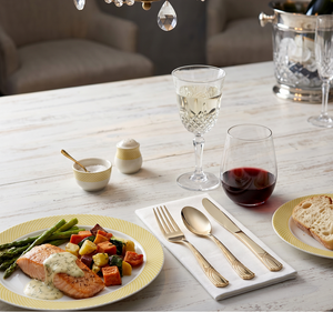 Modern Gold Inlay Cutlery <b>Set</b> Stainless Steel Spoon Fork Knife Dishwasher Safe <b>Dinnerware</b> for Party Dining Table - Product Image 1