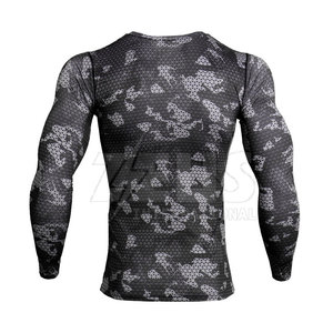 Light Weight Slim Fit <b>Men</b> <b>Compression</b> <b>Shirts</b> Workout Solid Color High Quality <b>Compression</b> <b>Shirts</b> - Product Image 3
