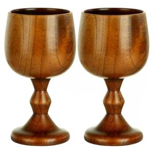 Tasse à bière artisanale en bois, verre à vin en bois - Product Image 1