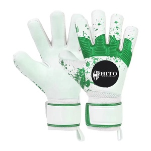 Gants de gardien de but personnalisés, best-seller, avec injection de caoutchouc au dos et contact en latex sur le devant, sangle attachée - Product Image 5