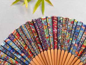 Éventail en bambou personnalisé, options de gravure sur mesure, fabrication artisanale, design traditionnel, cadeaux de mariage, cadeaux de fête - Product Image 4
