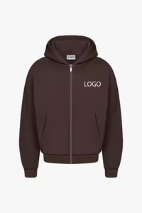 Tracksuits Breathable Fabric Solid Pattern Jogging Casual Street Wear for Winter Wholesale Hot Selling Men's Hooded Zipper - Product Image 5