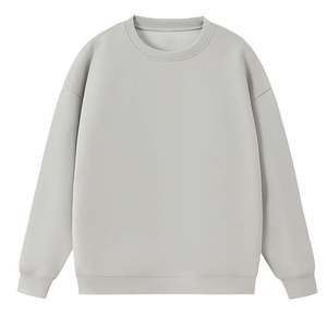 Sweat-shirt à col rond délavé à l'acide pour hommes et femmes, style vintage streetwear, impression de logo personnalisée, OEM ODM - Product Image 1