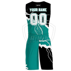 Nouvelle conception, tissu de haute qualité, uniforme de basket-ball sur mesure, nom, numéro, logo personnalisés, uniforme de basket-ball - Product Image 3