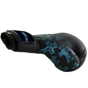 Guantes de Boxeo Profesionales de Cuero con Anillo para el Pulgar, Antiesguinces, para Entrenamiento, con Espuma de Alta Densidad, para Entrenamiento con Saco de Boxeo - Product Image 4