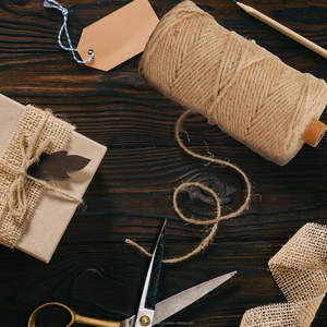 Ficelle en jute 100% écologique de 3 mm, corde de jardinage recyclable brute, artisanat fait main, support pour plantes grimpantes, tomates, cadeau - Product Image 2