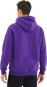 Sudadera con Capucha Estampada de Invierno para Hombre, Diseño Gráfico de Cómic Personalizado, Corte Regular, Sudadera de Forro Polar, Estilo Urbano Moderno - Product Image 3