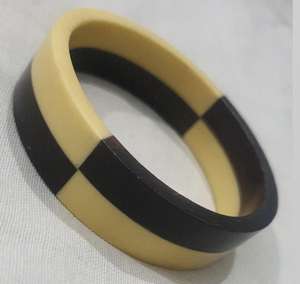 Handmade Durable Resin <b>Bracelets</b> with Floral Pattern <b>Adjustable</b> Size Modern Style for Women Daily Wear Accessories - Product Image 2