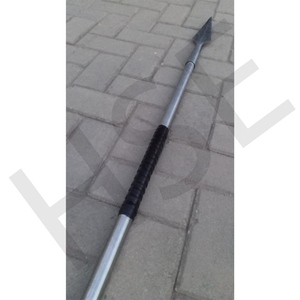 Lance forgée à la main avec gravure celtique – Lance en acier de style viking – Lame médiévale – Décoration de collection - Product Image 4