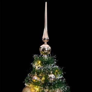 Sapin de Noël artificiel floqué de 47,2 pouces avec 150 LED et un ensemble de boules - Catégorie de produit : Arbres artificiels - Product Image 2