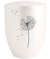 Urne commémorative décorative en aluminium blanc de style européen, personnalisable en gros, écologique, durable, petite, pour mariage