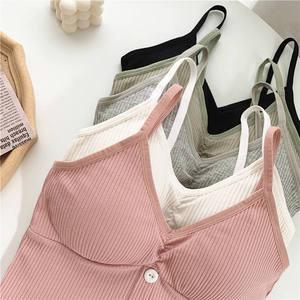 Wholesale Women Knitted Ribbed Short Tank <b>Top</b> Sleeveless Button Front Slim Fit Breathable Summer <b>Vest</b> - Product Image 4