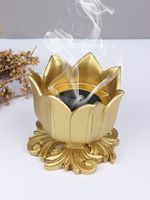 Brûleur d'encens classique en aluminium, durable, de qualité supérieure, pour encens indien Oud, rituel spirituel, méditation, relaxation, décoration intérieure