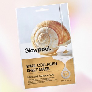 มาส์กหน้าคอลลาเจนเกาหลี GLOWPOOL K-Beauty Glowful Snail Collagen SheetMask ผลิตในเกาหลี 10 แผ่น - Product Image 4