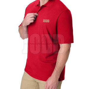 เสื้อยืดแขนสั้นผ้าฝ้ายถัก 100% ระบายอากาศได้ดี ดีไซน์สั่งทำได้ สีพื้น คุณภาพสูงสำหรับผู้ชาย - Product Image 3