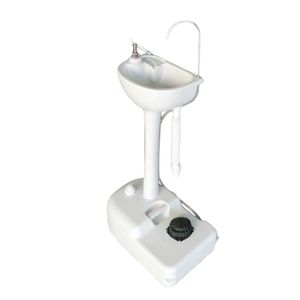 Lavabo Portatile da Esterno Bianco Rimovibile CHH 7701 Prodotto per il Bagno - Product Image 6