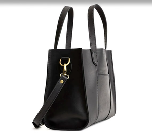 Meilleur cadeau pour les filles, sac à main en cuir noir de qualité supérieure, sac à bandoulière pour le bureau, produit OEM FBA, accessoire pour femmes - Product Image 3