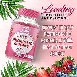 Gummies Probiotiques à la Canneberge pour Femmes, Suppléments Végétaliens avec Antioxydants et Soutien à la Santé Intestinale, Sans Produits Laitiers - Product Image 2