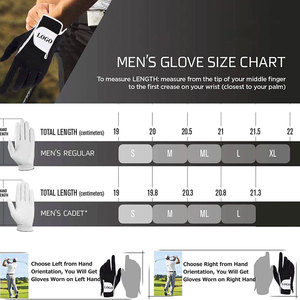 Guantes de Golf para Hombre de Alta Calidad, Nuevo Modelo, 100% Cuero Genuino, Cómodos, Antideslizantes, Material de Cuero con Partículas, Piel de Oveja - Product Image 6
