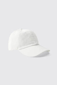 Gorra de Béisbol Blanca Unisex, Ajustable, de Sarga de Algodón, Gorra Deportiva Lisa para Venta al Por Mayor con Impresión de Logotipo Personalizado - Product Image 3