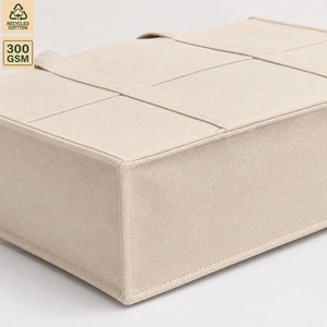 <b>10</b> Ounce Cotton Canvas Promotional Shopping Tote Bag Promotional Shopping 34x21x9 cm Custom Logo Wholesale OEM Model SS435-PL - Product Image 5
