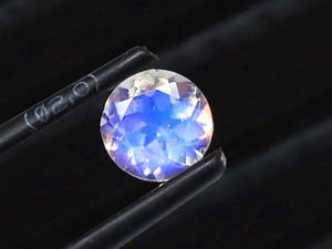 Genuine <b>Rainbow</b> Moonstone Gemstone 5mm Round Loose Bulk Supply Faceted Moonstone Gems - Product Image 1