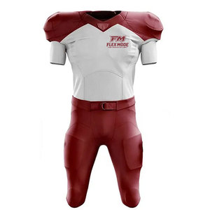 Uniforme de football américain léger et respirant de qualité supérieure, coupe standard, vêtements d'équipe pour adultes, options de design gratuites, couleurs personnalisées - Product Image 1