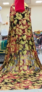 ชุดแต่งงานฟารันซาวีขายดี คุณภาพสูง ผ้าไหมแท้ 100% ระบายอากาศได้ดี พิมพ์ลายหลากสี ประดับคริสตัล ดีไซน์แบบดิรัก โซมาลี ทอแบบดั้งเดิม - Product Image 4