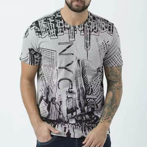 T-shirt imprimé en matière douce pour la collection d'été, style urbain, livraison rapide, taille ajustable, coupe oversize - Product Image 1