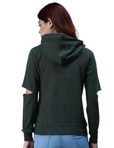 Sudadera con capucha de talla grande negra, gruesa, extragrande, de corte holgado y corto, con bordado personalizado, lavada y ecológica. - Product Image 5