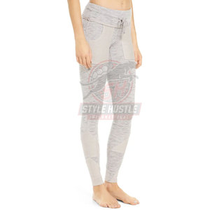 Leggings de yoga con diseño de logotipo personalizado, cintura elástica, venta directa de fábrica, ropa de gimnasio, servicio OEM. - Product Image 4