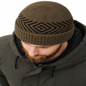 Custom Pattern Knit Beanie <b>Winter</b> Knit Cuffed Hat Unisex Beanie Rib Knit <b>Winter</b> <b>Cap</b> Custom <b>Winter</b> Beanie Outdoor <b>Winter</b> <b>Cap</b> - Product Image 4