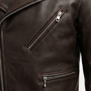 Veste de motard en cuir véritable pour homme NAI-0441B, de haute qualité, décontractée et élégante pour l'hiver, article de vêtement en gros, couleur personnalisable - Product Image 5