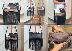 Wholesale New Arrival Cowhide Genuine Leather Hand Tooled Floral Designer Vintage Satchel Crossbody Sling Handbags for Women's - Product Image 3