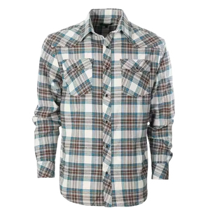 Camisa de Franela para Hombre, Premium, Casual, para Exteriores, Manga Larga, Material Suave y Transpirable, Ajuste Cómodo para Viajes, Senderismo y Camping - Product Image 1