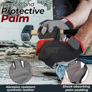 Guantes Profesionales para Mecánicos con Costuras Reforzadas y Diseño Flexible para Tareas de Taller - Product Image 2