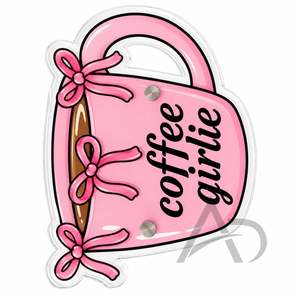 Caja de Pestañas Acrílica Coffee Girlie, Reutilizable, Magnética, con Forma de Corazón, Logotipo Personalizado, Lazo Rosa, Herramienta de Belleza Estética - Product Image 6