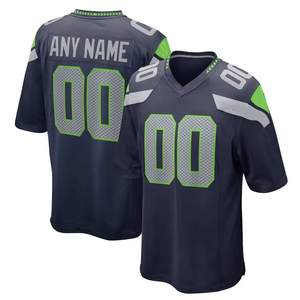 Nouveaux maillots de football américain de style sportif, vente directe d'usine, prix bas, maillot de football américain à manches courtes personnalisé - Product Image 1