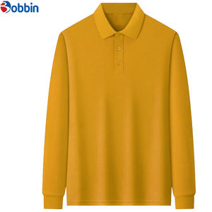 เสื้อเชิ้ตผู้ชายแฟชั่นลำลอง ทันสมัย ระบายอากาศได้ดี ผลิตจากผ้าถักโพลีเอสเตอร์/คอตตอน ปักลาย แขนยาว สีพื้น ปกคอเสื้อแบบพับได้ - Product Image 5