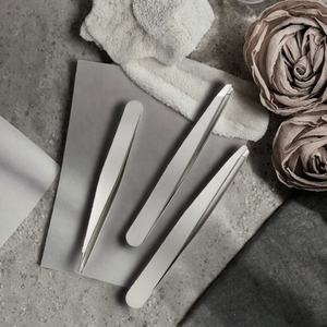 Pince à épiler professionnelle en acier inoxydable pour les sourcils et les poils du visage, pointe droite ultra-fine, précision, réutilisable, légère - Product Image 6