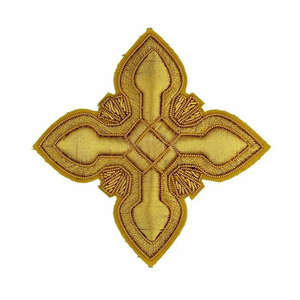Épingle de sûreté à coudre pour vêtement liturgique d'église imprimé, avec strass et tissu, haute qualité à prix abordable - Product Image 1