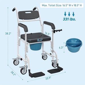Sedia a rotelle comoda per donne con funzionalità di accessibilità - Prodotto di alta qualità - Product Image 3