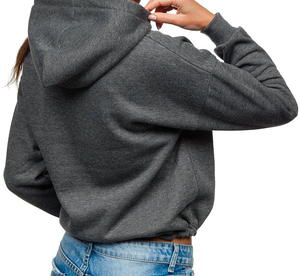 Sweat-shirt à capuche oversize pour femme, personnalisé, décontracté, en molleton doux, service de production en gros OEM ODM - Product Image 5