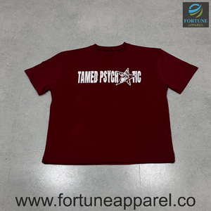 เสื้อยืดคอโอ แขนสั้น ลายทาง ผู้ชาย ฟอร์จูน อาร์เพลเลอร์ ผ้าฝ้าย ทรงปกติ สวมใส่สบาย ระบายอากาศได้ดี น้ำหนัก 320 กรัม พิมพ์ลายดิจิตอล - Product Image 1